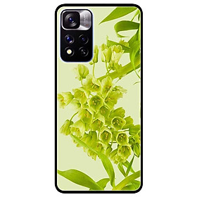Ốp lưng dành cho Xiaomi Redmi Note 11 Pro 5G ( Bản Nội Địa ) mẫu Hoa Xanh Nền Xanh