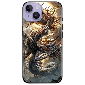 Ốp lưng dành cho Iphone 14 - Iphone 14 Plus - Iphone 14 Pro - Iphone 14 Pro Max - Rồng Trăng