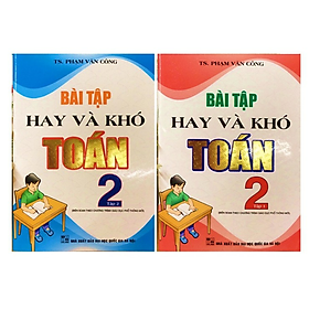 Sách - Combo Bài tập hay và khó toán 2