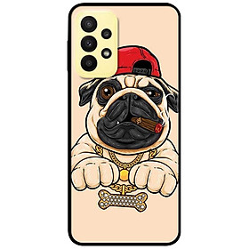Ốp lưng dành cho Samsung A13 4G mẫu Pulldog Hiphop Nền Vàng