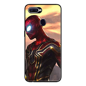 Ốp Lưng in cho Oppo A7 Mẫu Người Nhện Mắt Sáng - Hàng Chính Hãng