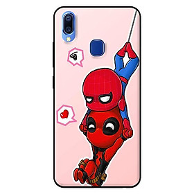 Ốp lưng in cho Vivo Y91 mẫu Chibi Dị Nhân Và Người Nhện - Hàng chính hãng