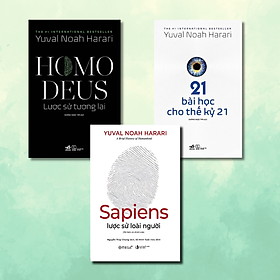 Sách - Combo Lược Sử Tương Lai + 21 Bài Học Cho Thế Kỷ 21 + Lược Sử Loài Người