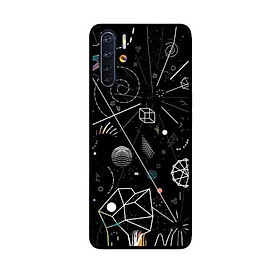 Ốp Lưng in cho Oppo A91 Mẫu Tư Duy Toán Học - Hàng Chính Hãng