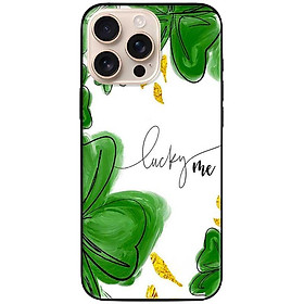 Ốp lưng dành cho Iphone 15 - 15 Plus - 15 Pro - 15 Pro Max - Bốn Lá May Mắn - Hàng Chính Hãng