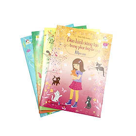 Combo 1- 4 Tập: Sticker Dolly Dressing - Dán Hình Sáng Tạo Trang Phục Búp Bê