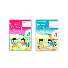 Sách - Combo Thực Hành Viết Đúng Viết Đẹp 4 Tập 1 + 2 ( biên soạn theo chương trình GDPT 2018 )