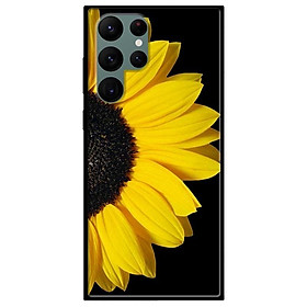 Ốp lưng dành cho Samsung Galaxy S22 - S22 Plus - S22 Ultra - mẫu Hoa Hướng Dương Nền Đen
