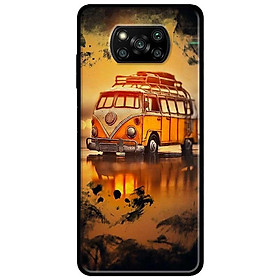 Ốp lưng dành cho Xiaomi Poco X3 mẫu Xe Hoàng Hôn