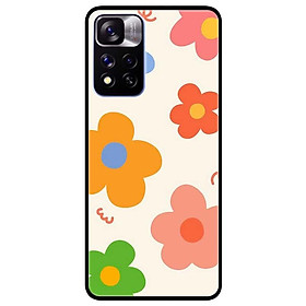 Ốp lưng dành cho Xiaomi Redmi Note 11 Pro 5G ( Bản Nội Địa ) mẫu Hoa Màu Sắc Vàng