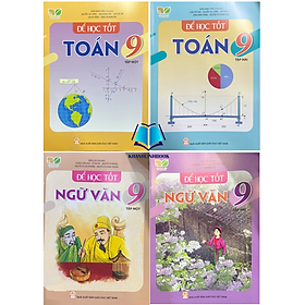 Sách - Combo Để học tốt Toán + Ngữ Văn 9 - tập 1 + 2 (Kết Nối)