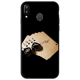 Ốp lưng cho Samsung Galaxy A30 nền đen ách 1 - Hàng chính hãng