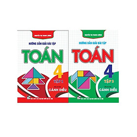 Combo Hướng dẫn giải bài tập Toán 4 – Tập 1 + 2 (bám sát sgk cánh diều)  (HA-MK)