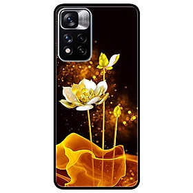 Ốp lưng dành cho Xiaomi Redmi Note 11 Pro 5G ( Bản Nội Địa ) mẫu Sen Trắng Vàng 1