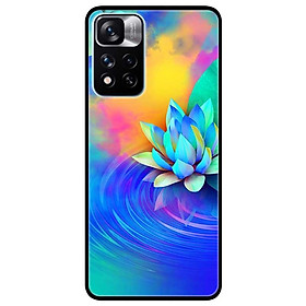 Ốp lưng dành cho Xiaomi Redmi Note 11 Pro 5G ( Bản Nội Địa ) mẫu Sen Xanh Vàng