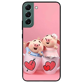 Ốp lưng dành cho Samsung S22 - S22 Plus - S22 Ultra - Hai Chú Heo Ly Cặp
