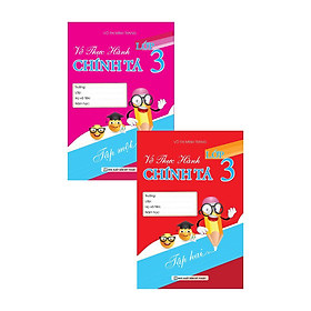 Sách - Vở Thực Hành Chính Tả Lớp 3 - Combo 2 Tập - Khang Việt Book