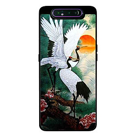 Ốp Lưng Dành Cho Samsung A80 mẫu Chim Hạc - Hàng Chính Hãng