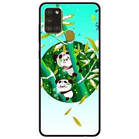Ốp lưng dành cho Samsung Galaxy A21s mẫu Hai Bé Gấu