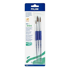 Vỉ 3 Cây Cọ Vẽ Milan 116/2,8,12 BWM10463