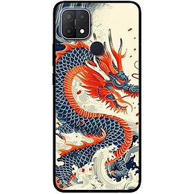 Ốp lưng cho Oppo A15 - A15s - Oppo A35 4G - A17 - A17K - Oppo A57 - A95 5G - Rồng Xanh Trên Biển - Hàng Chính Hãng