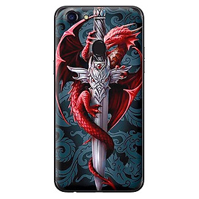 Ốp in cho Oppo F7 RỒNG ĐỎ 1 - Hàng chính hãng