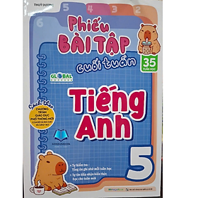 Sách - Phiếu bài tập cuối tuần Tiếng Anh 5