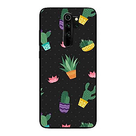 Ốp Lưng in cho Xiaomi Redmi Note 8 Pro Mẫu NỀN Xương Rồng - Hàng Chính Hãng