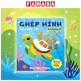 Sách - Ghép Hình Sticker 3D - Đại Dương 03