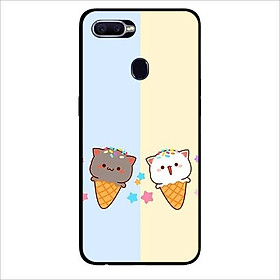Ốp lưng dành cho Oppo F9 - Realme 2 Pro - A7 ( A5s ) - A12 mẫu Couple Kem
