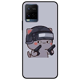 Ốp lưng dành cho Vivo Y21 - Vivo Y21s mẫu Mèo Xám Đội Nón