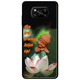 Ốp lưng dành cho Xiaomi Poco X3 mẫu An Trú Sen Trắng
