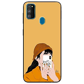 Ốp lưng dành cho Samsung M30 - M30s - M31 mẫu Bé Gái Chụp Ảnh