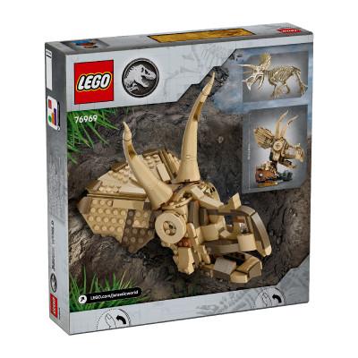Đồ Chơi Lắp Ráp Đầu Khủng Long Ba Sừng LEGO JURASSIC 76969 (468 chi tiết)