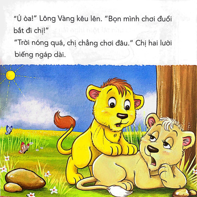 Những Câu Chuyện Tình Bạn - Sư Tử Lông Vàng Và Hà Mã Bé Bự