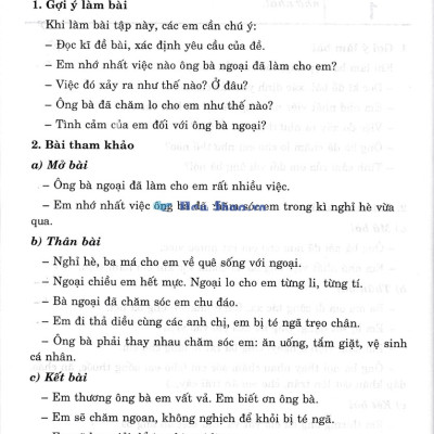 Dàn Bài Tập Làm Văn 2 (Biên Soạn Theo Chương Trình GDPT Mới) - HA
