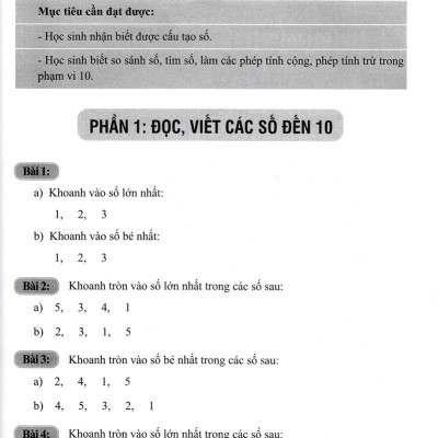 Giúp Em Giỏi Toán Lớp 1 (Biên Soạn Theo Chương Trình Giáo Dục Phổ Thông Mới)
