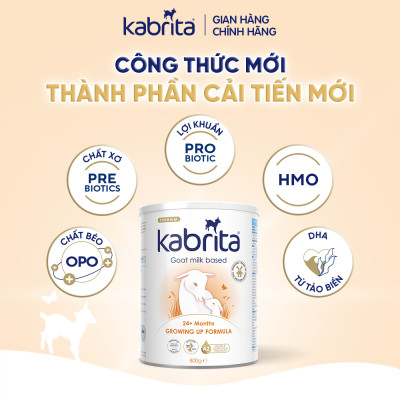 Combo 2 lon Sữa dê Kabrita số 3 cho trẻ trên 24 tháng - Lon 800g