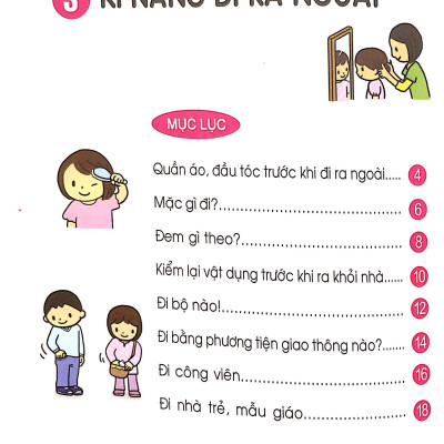 Cẩm Nang Sinh Hoạt Bằng Tranh Cho Bé Tập 3: Kĩ Năng Đi Ra Ngoài