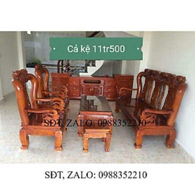 Bộ bàn ghế minh quốc đào gỗ xoan ta Tay 10 và Tay 12