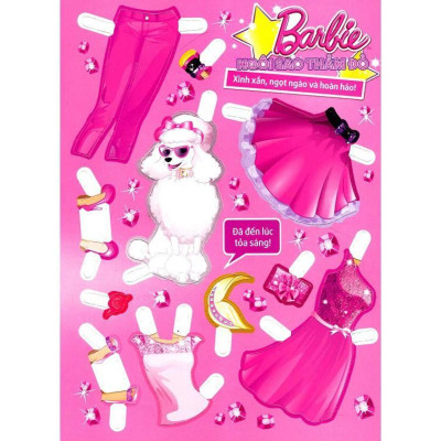 Sách Ghép Hình Barbie Thủ Công Dựng Hình Thời Trang Ngôi Sao Thảm Đỏ - Tân Việt Books