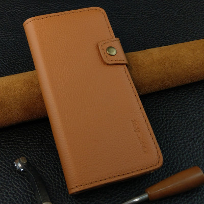 Bao da cho ·điện thoại 12 pro max, 13 pro max handmade dạng ví da bò thật