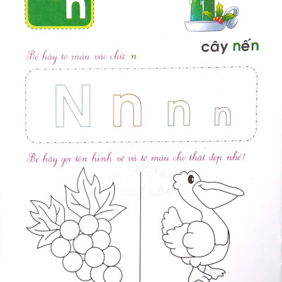 Bé Tập Tô Và Làm Quen Với Chữ Cái (3 - 4 Tuổi) - Tập 2 (Tái Bản)