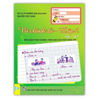 Sách - Combo Vở chính tả lớp 2 - ( tập 1 + tập 2 )