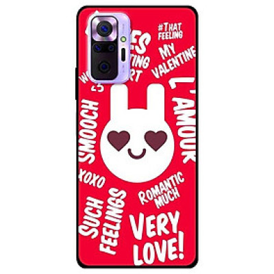 Ốp lưng dành cho Xiaomi Mi Note 10 Pro mẫu Thỏ LOVE Đỏ