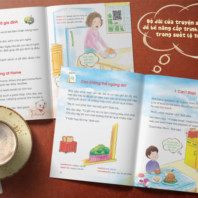 Sách - One Story A Day - CUỐN 9 : 365 câu chuyện phát triển IQ, EQ cho bé - Bản song ngữ tặng kèm file nghe