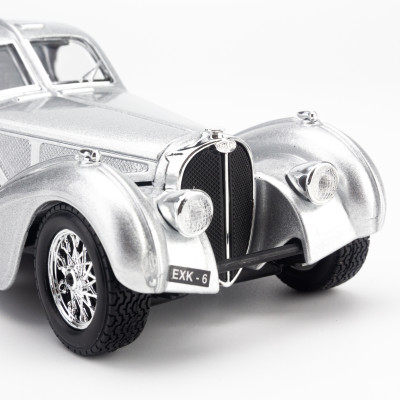 Xe Mô Hình Bugatti Atlantic Silver 1:24 Bburago - MH18-22092
