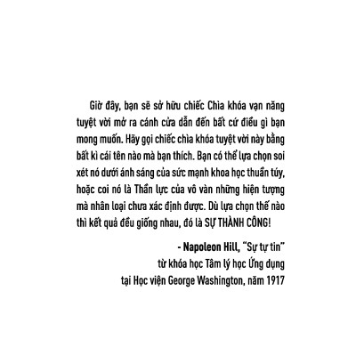 Công Thức Tự Tin Để Vươn Tới Sự Tự Lập Và Thành Công - Napoleon Hill