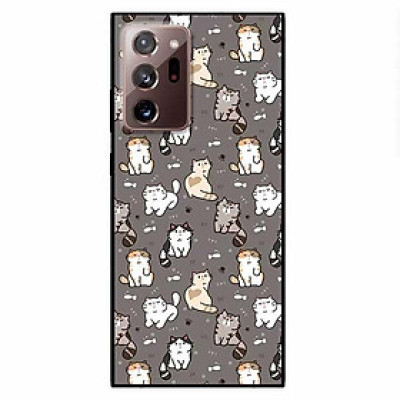 Ốp lưng dành cho Samsung Note 20 - Samsung Note 20 Ultra mẫu Họa Tiết Mèo Xám