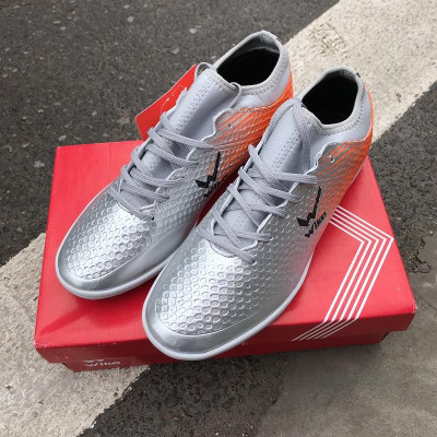 Đôi giày cao cấp thể thao bóng đá, Giày Wika Flash Xám chính hãng đá bóng sân cỏ nhân tạo Full box